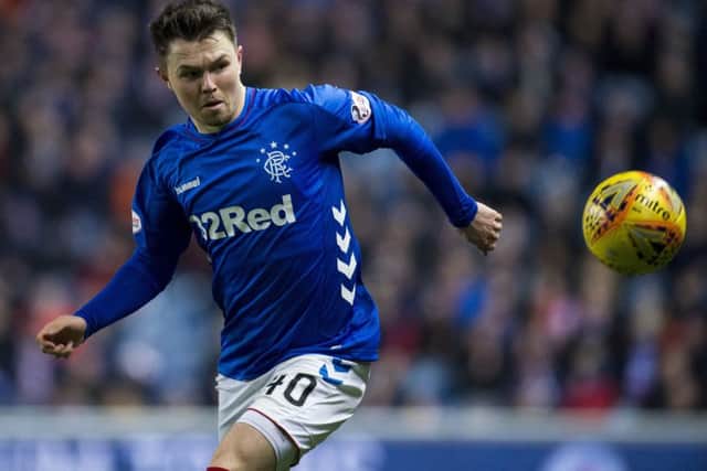 Glenn Middleton made his breakthrough at Rangers last season but is now set for a loan spell at Hibs. Picture: Rob Casey/SNS