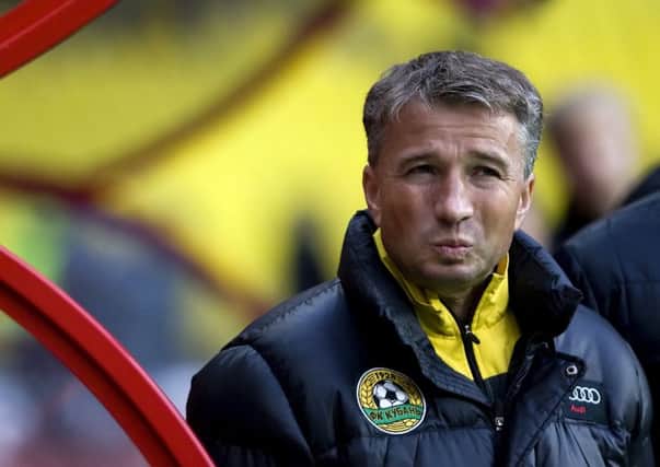 Dan Petrescu took charge of Cluj in the summer of 2017, but left for the riches of the Chinese Super League at Guizhou Hengfeng, only to return to the Romanians in March this year. Picture: Getty