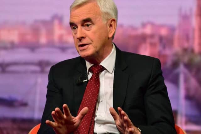 John McDonnell says a future referendum would be up to the Scottish people