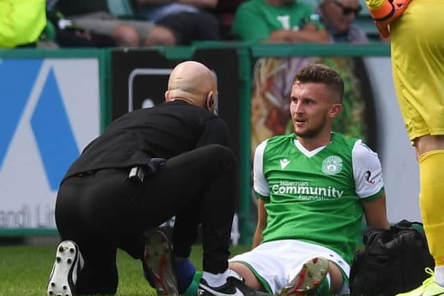 Tom James could be fit to face Rangers on Sunday after scans showed no serious damage after he came off worst in a challenge with Ilkay Durmus during Hibs' 1-0 win over St Mirren. (The Sun)