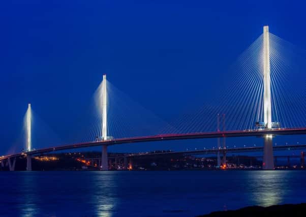 Queensferry Crossing: Is it a bridge or a crashed spaceship being fixed by aliens desperate to return home to their 'Kingdom', a bit like Fife commuters (Picture: Ian Georgeson)
