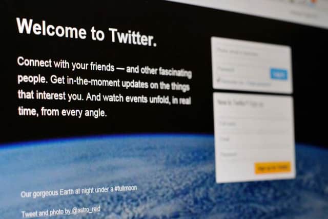 The Twitter homepage.
