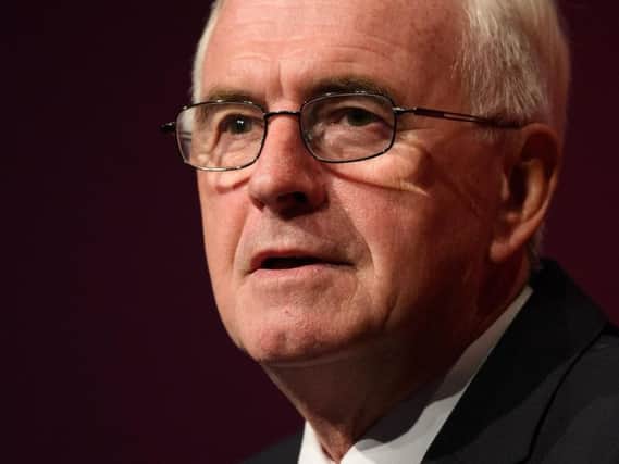 Shadow Chancellor John McDonnell sparked uproar after saying a future Labour government would not refuse to allow a second independence referendum (Picture: Leon Neal/Getty)