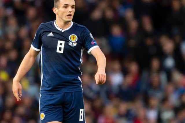 Former Hibs and current Scotland midfielder John McGinn.