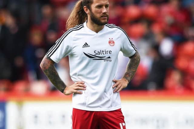 Aberdeen striker Stevie May.