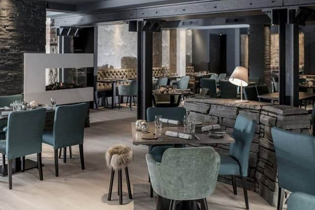 The Kitchin on Commercial Quay has a 4.8 rating and is described as: "Impeccable as usual. The customer service is second to none. Also the staff are very attentive but not intrusive."