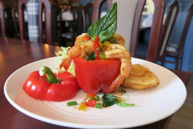 For highly rated Thai food, head to 8 Gloucester St and Nok's which is rated at 4.7 and has "some of the best Thai food in Edinburgh."