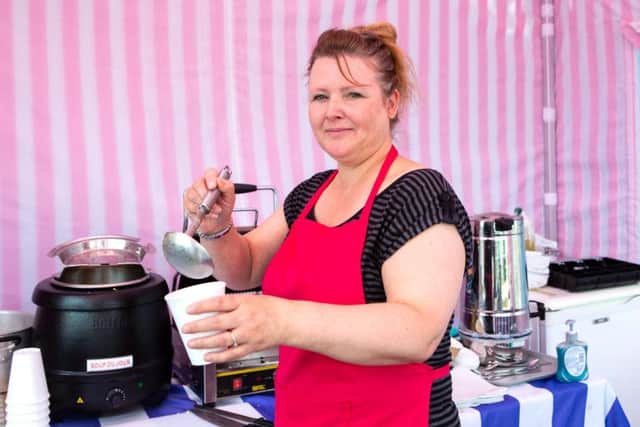 Lorna Macaulay established Lorna's Larder with support from Business Gateway. Picture: Sandy McIver