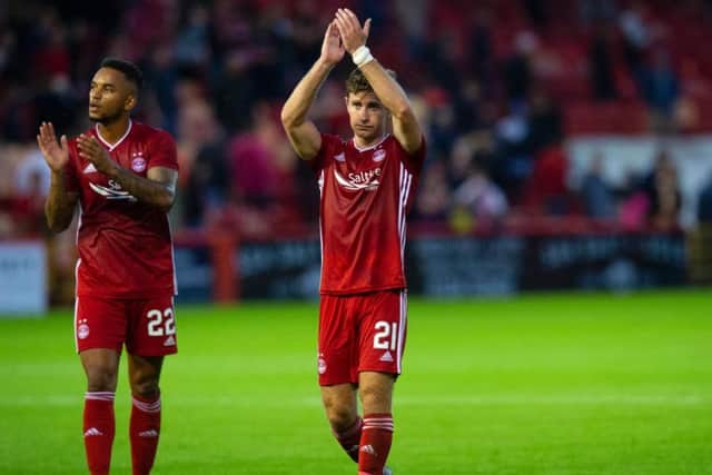 Aberdeen went down 2-0 to Rijeka in Croatia