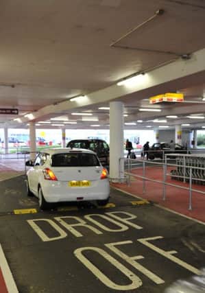 Edinburgh Airport has separate drop-off and pick-up zone charges