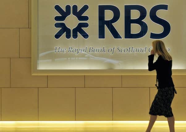 The Royal Bank of Scotland plays a key role in the story of Edinburgh's financial sector. PIC: Carl de Souza/AFP/Getty Images