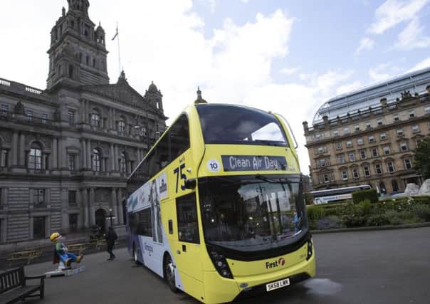 George Square in Glasgow. The city has been selected to bid for a major climate change conference being held in 2020