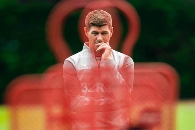 Steven Gerrard gave an update on Glenn Middleton and Eros Grezda