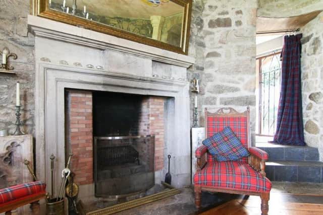 The tower has many original features including grand fireplaces.