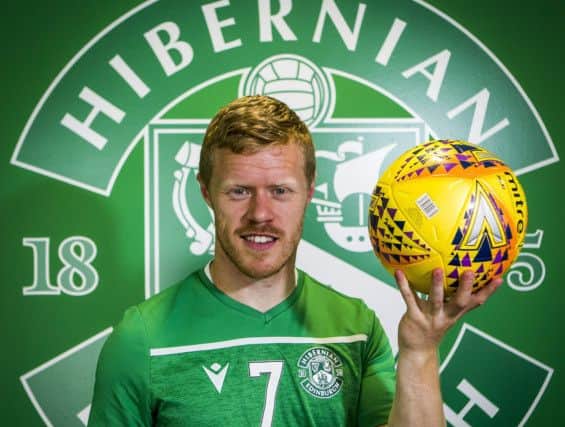 Seeing is believing: Daryl Horgan hopes Mick McCarthy will be watching as his Hibs team visit Ibrox. Picture: Bruce White/ SNS Group