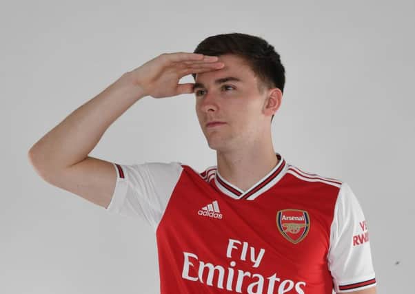 You dont need to be coy: Kieran Tierney can look beyond the blinkered abuse of so-called fans. Picture: Stuart MacFarlane/Getty
