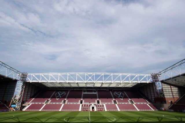 The Tynecastle pitch has been called 'awful'