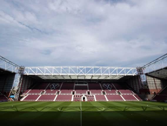 The Tynecastle pitch has been called 'awful'