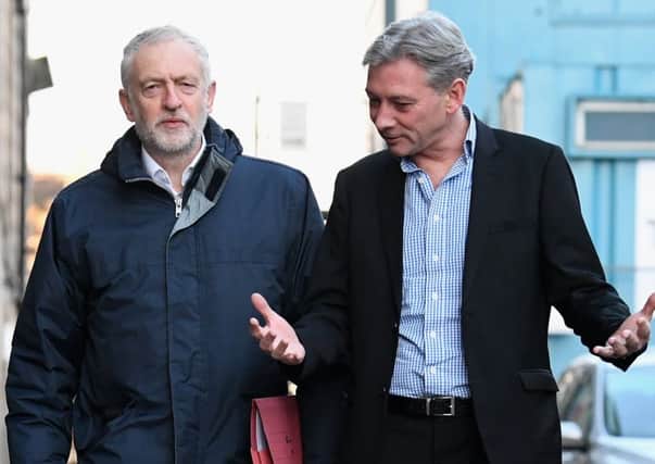 Richard Leonard is too closely allied to Jeremy Corbyn to offer a stout rebuttal of John McDonnell's stand on a second independence referendum. Photograph: Jeff J Mitchell/Getty