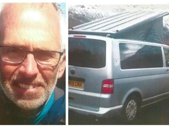 Police are urging anyone who has seen Fife man Ian Mills or his silver T5 Volkswagen campervan to get in touch immediately. It is believed he may now be in the Trossachs area.
