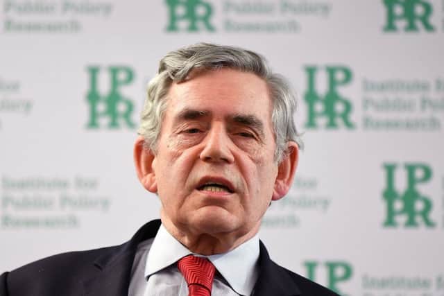 Gordon Brown. Picture: Victoria Jones/PA Wire