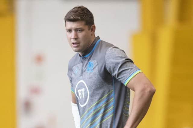 Grant Gilchrist is hoping to feature for Scotland in Saturday nights warm-up game against France. Picture: SNS/SRU