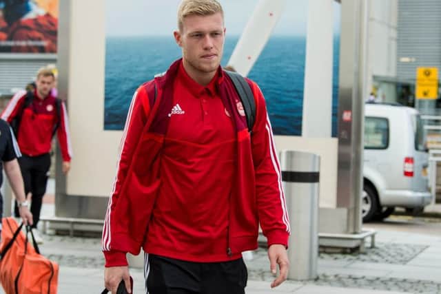 Aberdeen's Sam Cosgrove has a tight hamstring. Picture: SNS