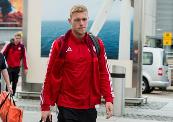 Aberdeen's Sam Cosgrove has a tight hamstring. Picture: SNS