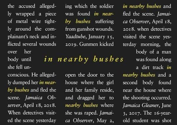 In Nearby Bushes, by Kei Miller