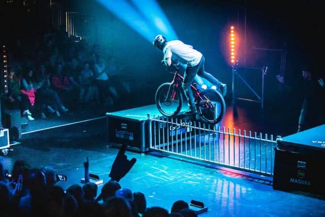 Danny MacAskill has been forced to cancel three performances of his debut Fringe show on the Meadows.
