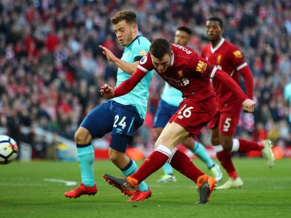 Andy Robertson and Ryan Fraser came head to head in the Premier League last season.