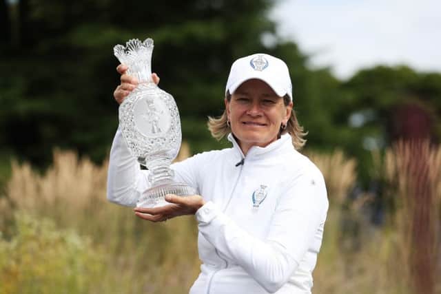 Solheim Cup captain Catriona Matthew says that handing Suzann Pettersen a wild card was an 'easy pick'. Picture: Getty.