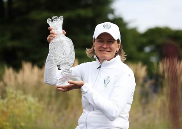 Solheim Cup captain Catriona Matthew says that handing Suzann Pettersen a wild card was an 'easy pick'. Picture: Getty.