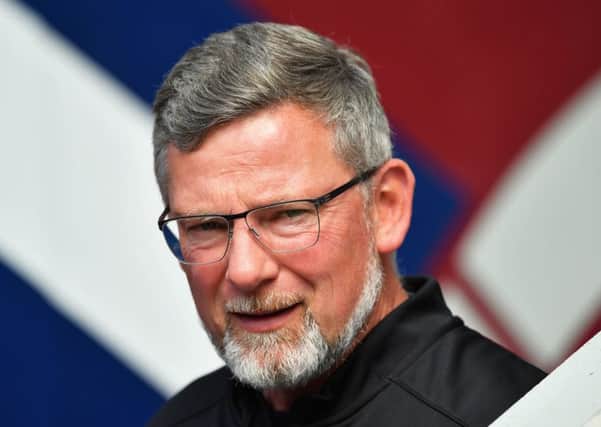 A wall of boos greeted Craig Levein and his players following Saturday's 0-0 draw with Ross County. Picture: Bill Murray/SNS
