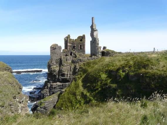 The incident occurred at Sinclair Castle near Wick.