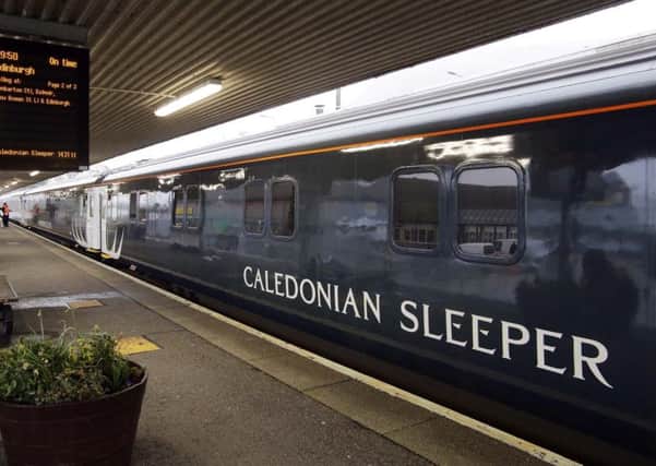 One of the new £150 million fleet of Caledonian Sleeper trains. Picture: Iain McLean