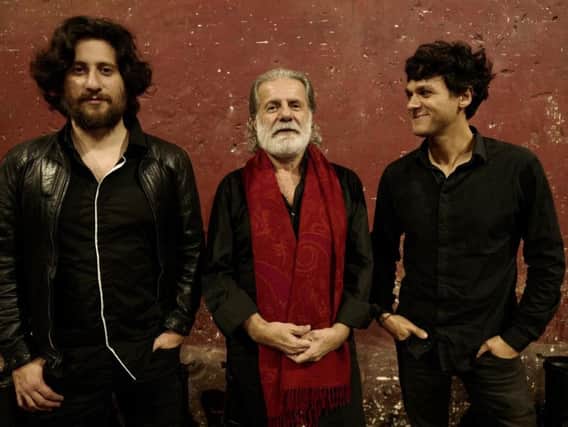 Rami and out maestro Marcel Khalife with Aymeric Westrich
