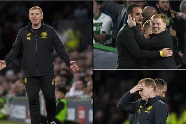 Neil Lennon went through all the emotions during the 4-3 loss to Cluj
