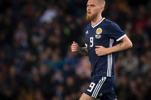 Oli McBurnie had his fun with Celtic's Champions League exit. Picture: SNS