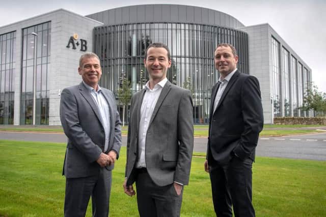 Derek Mitchell (centre), head of private client tax, with fellow partners Robbie Gordon (left) and Chris Masson. Picture: Rory Raitt