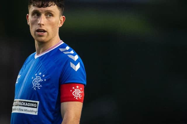 Rangers Colts captain Jamie Barjonas