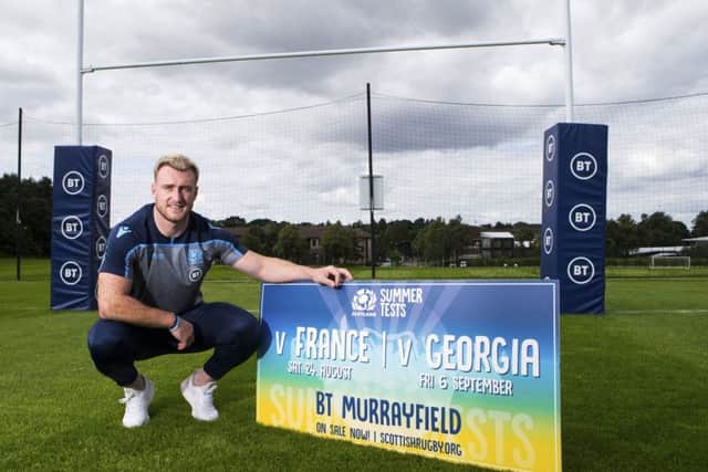 Stuart Hogg is in 'the best physical shape of his life' according to Scotland coach Gregor Townsend as his side prepare to face France and Georgia in the World Cup warm-up Tests. Picture: SNS/SRU