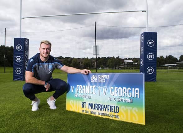 Stuart Hogg is in 'the best physical shape of his life' according to Scotland coach Gregor Townsend as his side prepare to face France and Georgia in the World Cup warm-up Tests. Picture: SNS/SRU