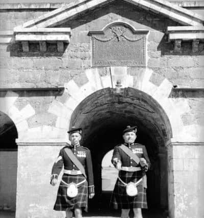 The fort is the spiritual home of the Seaforth Highlanders. PIC: HES.