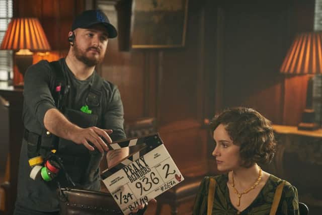 Sophie Rundle (Ada Shelby) on the set of Peaky Blinders. Picture: Robert Viglasky
© Caryn Mandabach Productions Ltd. 2019