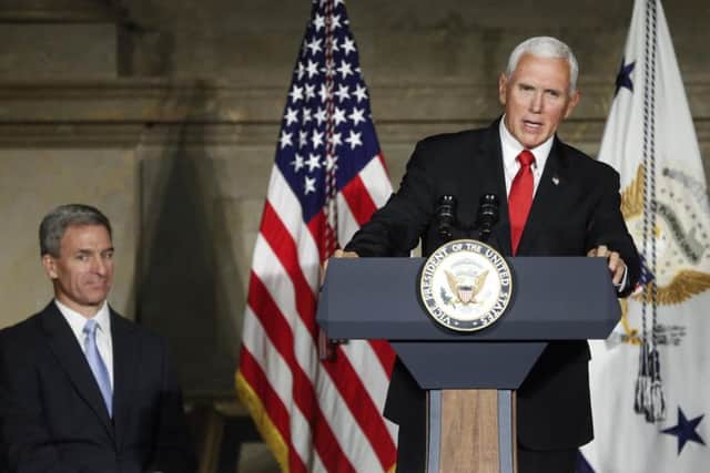 US vice-president Mike Pence