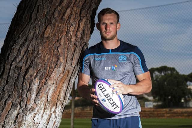 Rory Hutchinson could win his first
Scotland cap this weekend. Picture: SNS