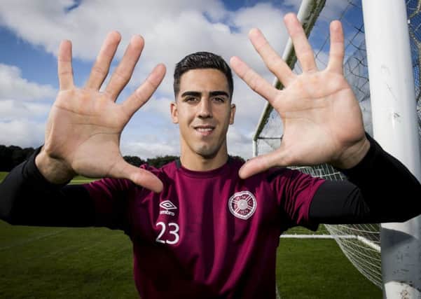 Goalkeeper 
Joel Pereira, who has joined Hearts on loan from Manchester United. Picture: SNS