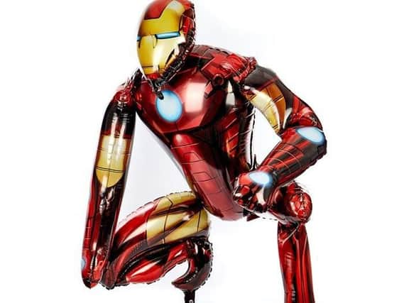 An Iron Man balloon like this inflatable has triggered a rescue operation in Kirkcaldy