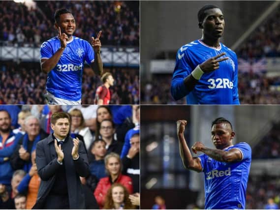 Three and easy for Rangers at Ibrox against Midtjylland as they advanced to the Europa League play-off round